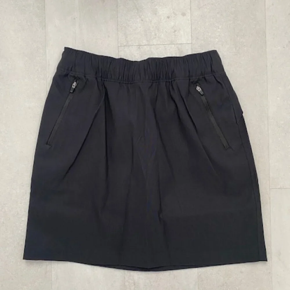 NWT Eddie Bauer Rainier Pull On Black Skort Skirt Sz 2 - Picture 4 of 10